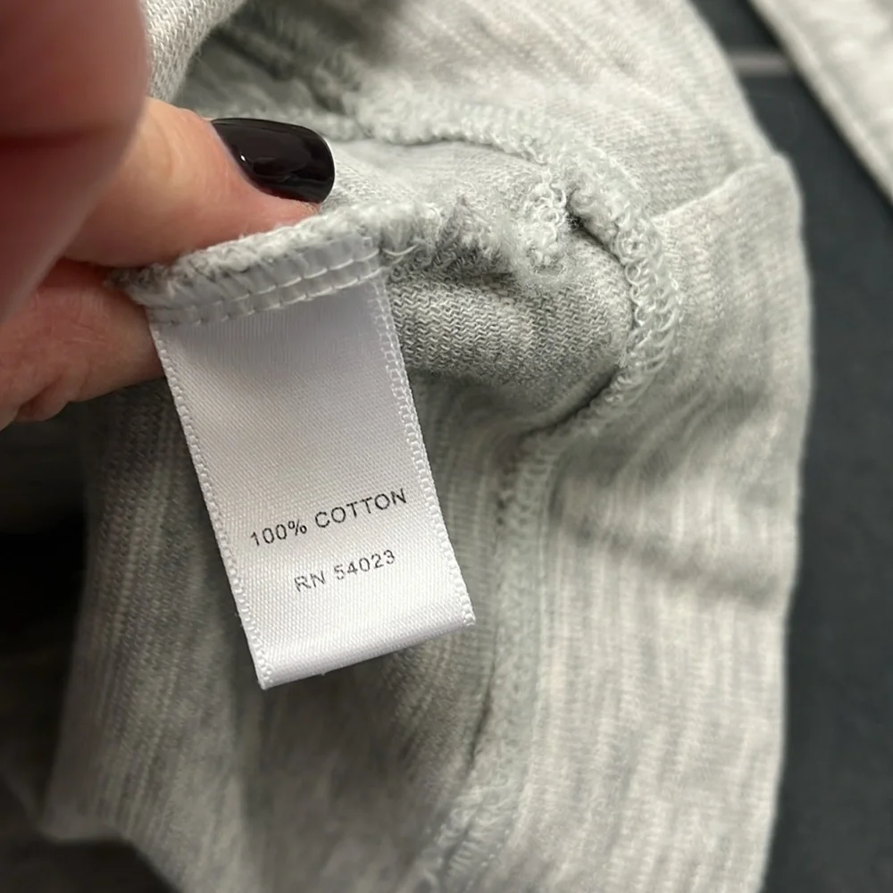 Banana Republic men’s gray zip up sweatshirt/jacket size small - Picture 4 of 6